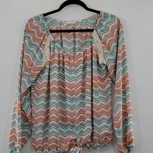 3 For $20 Self Esteem top w/ multi colors size M